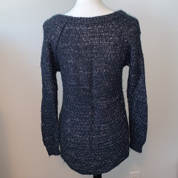 Frenchi Round Neck Knit Wool Sweater Sz S - Picture 8 of 8